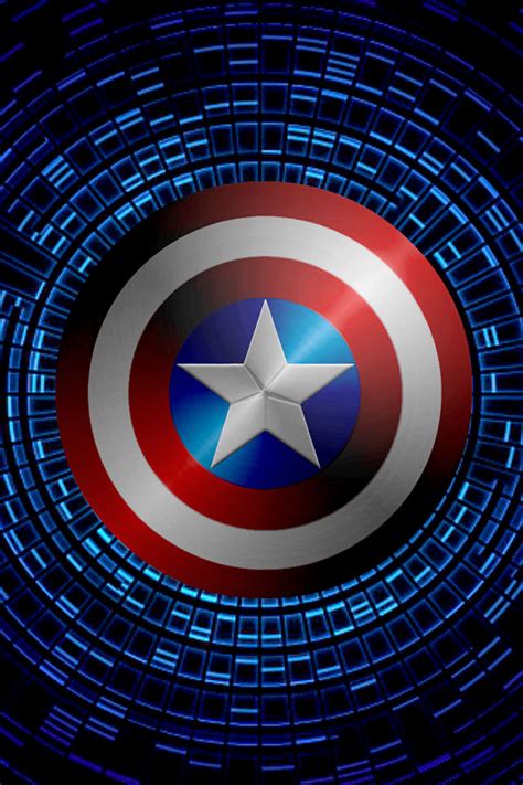 Captain America Shield Wallpaper - WallpaperSafari