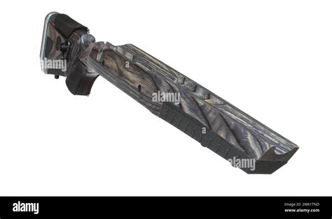 Wood bolt action rifle stock that is isolated on white Stock Photo - Alamy