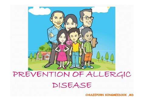 Prevention of allergic diseases