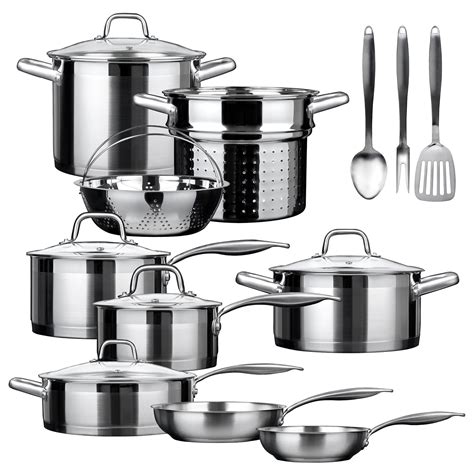 The Best Meyer Bella Cuisine Stainless Steel Cookware Set - Home Gadgets