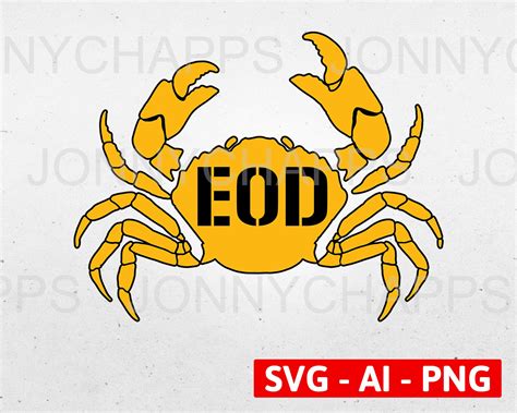 EOD Explosive Ordnance Disposal Crab Insignia Logo Seal - Etsy | ? logo ...