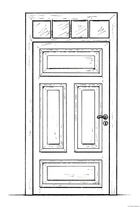 Door drawing – drawing-of.eu