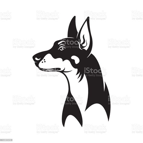 Dog Head Icon Logo Vector Design Template Stock Illustration - Download ...