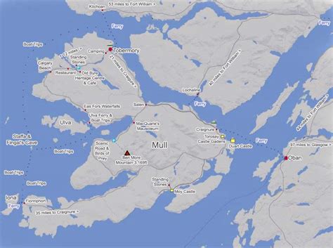 Isle of Mull Click on Map