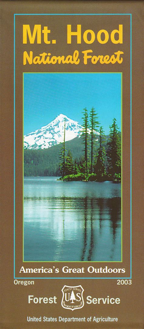 Mount Hood National Forest Map: DiscoverNW.org