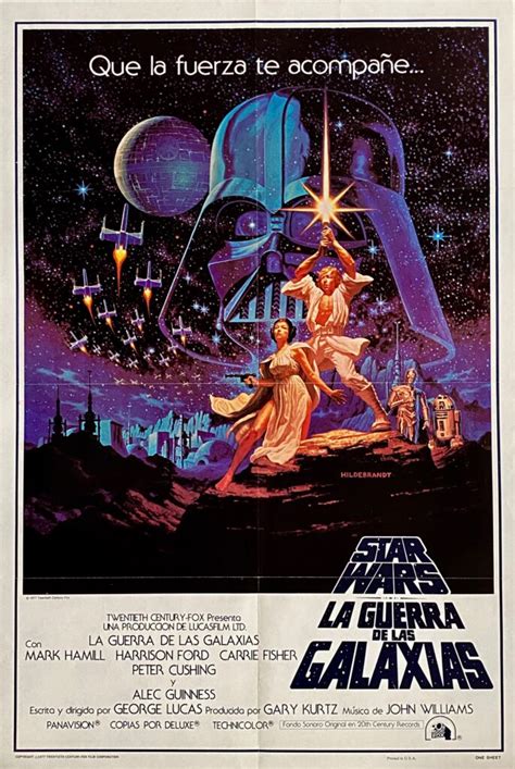 Original Star Wars Episode IV - A New Hope Movie Poster