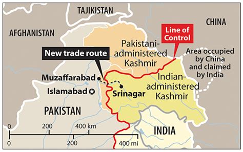 India, Pakistan open historic Kashmir trade route - CSMonitor.com