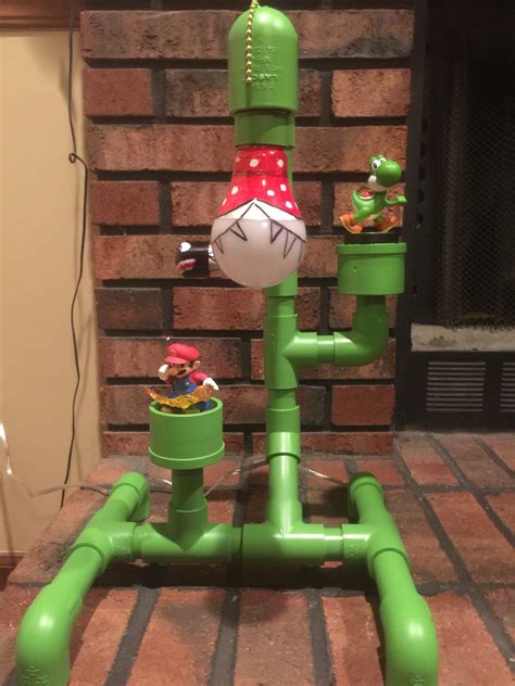 PVC Super Mario lamp Nerdy Decor, Geek Decor, Pvc Projects, Projects To ...