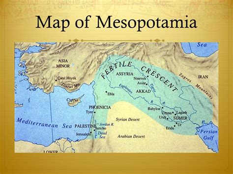 World Map Ancient Mesopotamia