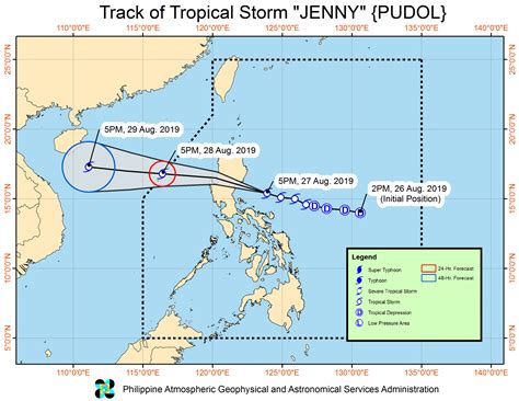 Tropical Storm Jenny Forecast, Path: Cyclone Poised to Hit Philippines ...