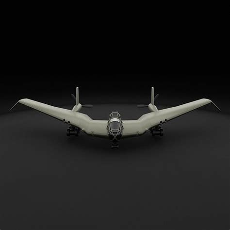 Indiana Jones BV-38 flying wing 3D model 3D printable | CGTrader