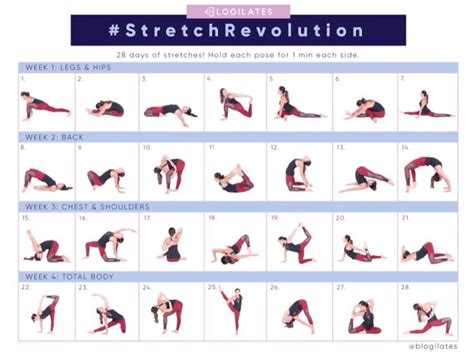 Pin by T on Exercise | Flexibility challenge, Workout challenge ...