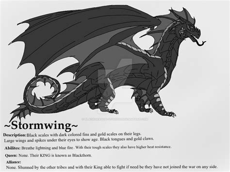 Wings of Fire: Stormwing profile (fan-made tribe) by BlackDragon ...