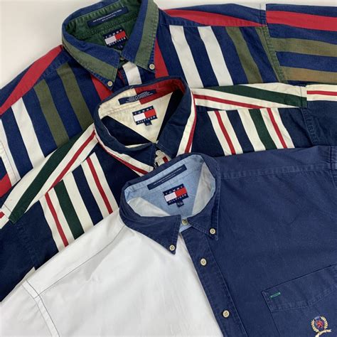 30 x Vintage Tommy Hilfiger Shirts - Grade A - Lima Lima Vintage