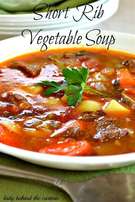 Today we’re serving up a big hot steaming bowl of vegetable soup made ...