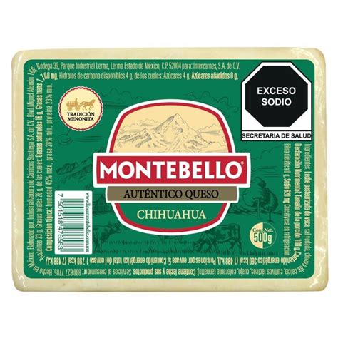 Queso Chihuahua Montebello 500 g | Walmart