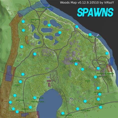 Tarkov: Woods Map Guide - Spawns, Exits, Keys & Loot 2022