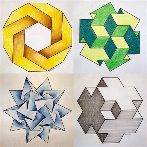 Геометрические рисунки | Geometric shapes art, Geometric drawing ...