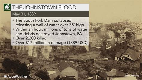 31 Mai 1889 – Plus de 2 000 personnes meurent lors de l'inondation de ...