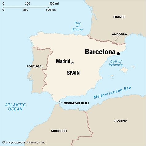 Barcelona On Spain Map - Vivia Joceline