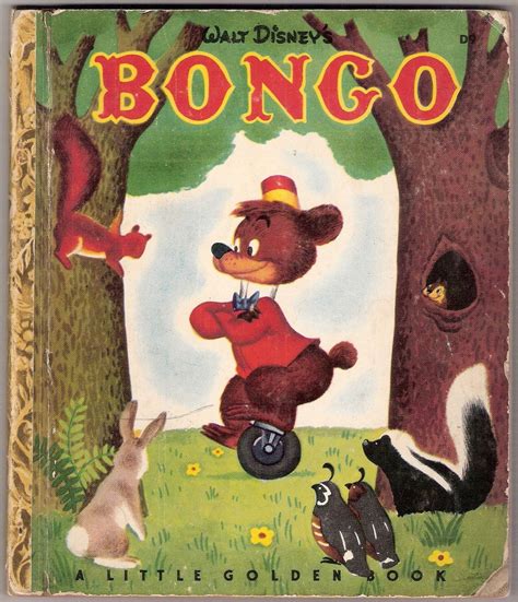 Walt Disneys BONGO Vintage Little Golden Book Illustrated by | Etsy ...