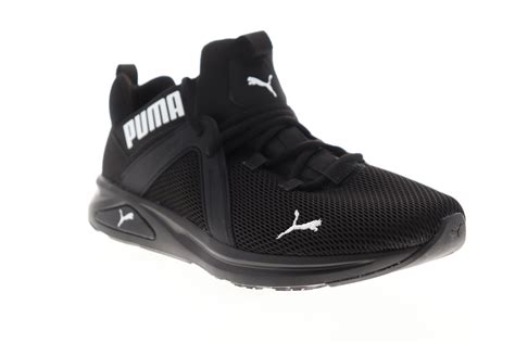 Puma Enzo 2 19324901 Mens Black Mesh Lace Up Athletic Running Shoes ...