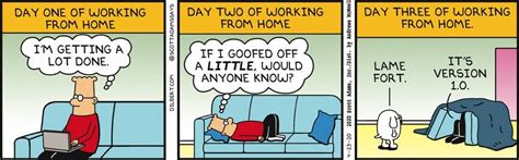 Working At Home - Dilbert Comic Strip on 2020-04-23 : dilbert