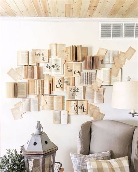 Decor Inspo That Is Bookish *and* Classy AF | Creative wall decor, Diy ...