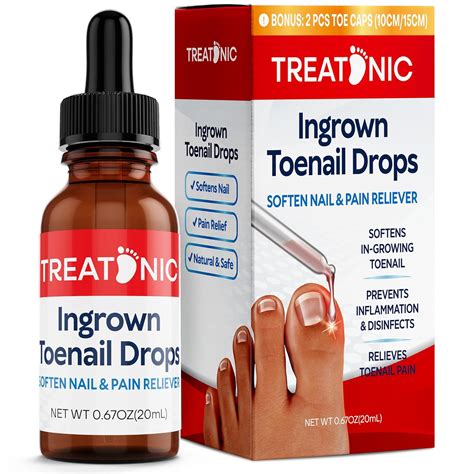 Ingrown Toenail Treatment Kit - Pain Relief & Softening with Silicone ...