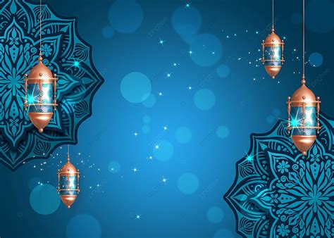 Blue Islamic Ramadan Spot Lantern Background, Islamic, Ramadan, Eid ...