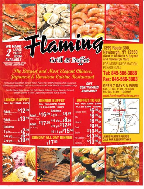 Menu | Flaming Grill & Buffet - Newburgh NY