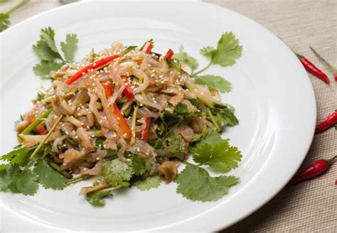 Sesame Jellyfish Salad Recipe | Travel Food Atlas