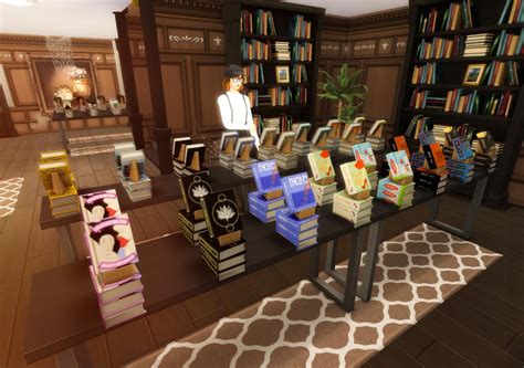 Interior of my new Vintage Bookstore : thesims