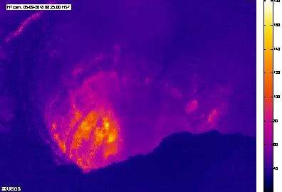 Live webcam photos from Halemaumau Crater at Kilauea Volcano