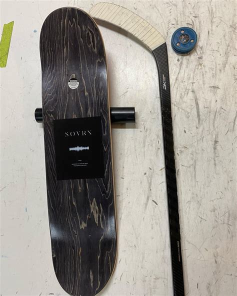 Homemade balance board. Skateboard deck and PVC pipe. : r/hockeyplayers