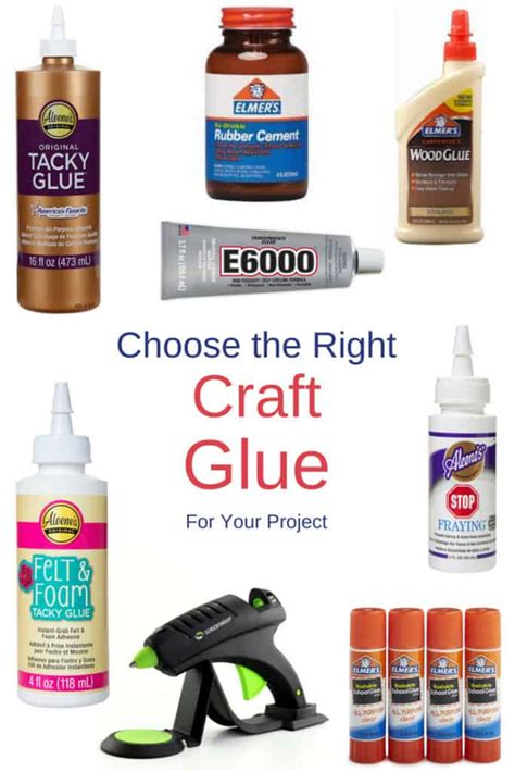 Craft Glue for Every Project | Glue crafts, Crafts, Upcycle diy projects