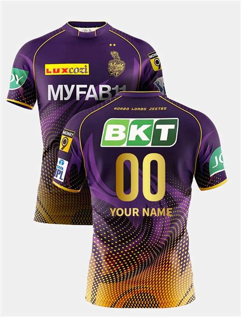 Buy KKR: Match Jersey 2023: Customised With Your Name By FanCode From ...