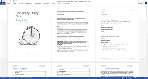 Feasibility Study Template - Technical Writing Tips