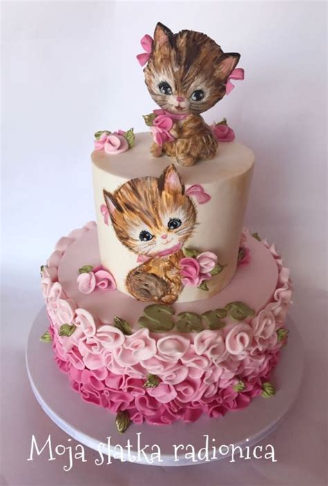 Kittens cake | Cat cake, Kitten cake, Crazy cat lady cake