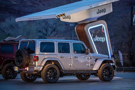 Jeep installing trailhead charging stations for its Wrangler 4xe Hybrid ...