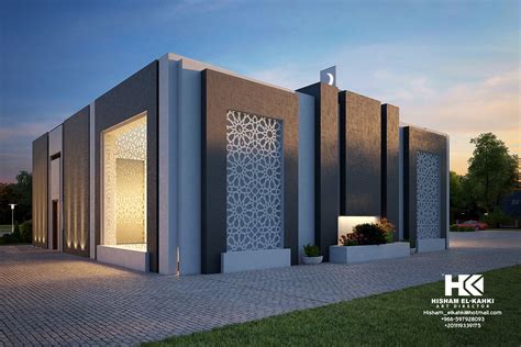 Interior And Exterior Modern Mosque on Behance | Mosque design islamic ...