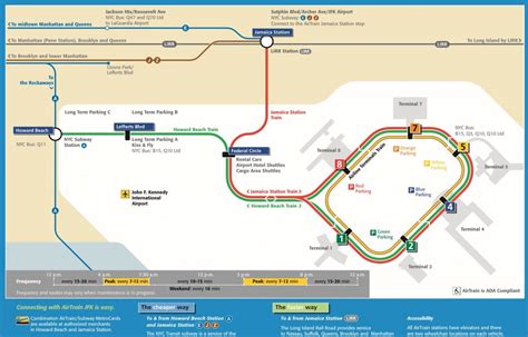 JFK airtrain and subway map - The Travel Women