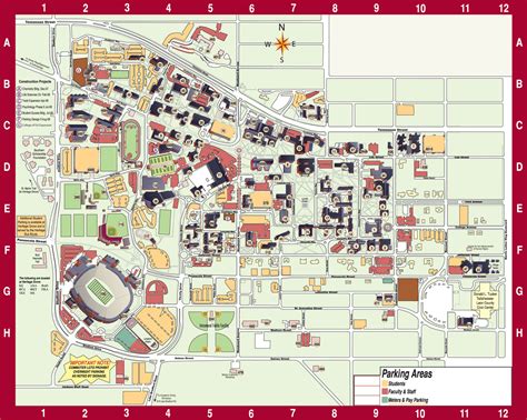 The Florida State University - fsu campus map