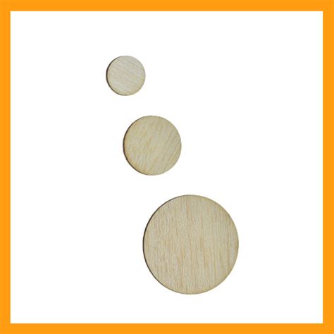 Balsa Wood Circles