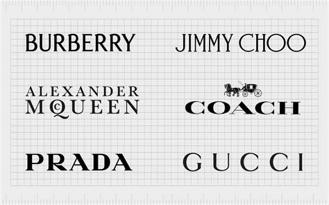 The Most Famous Luxury And High-End Fashion Brand Logos