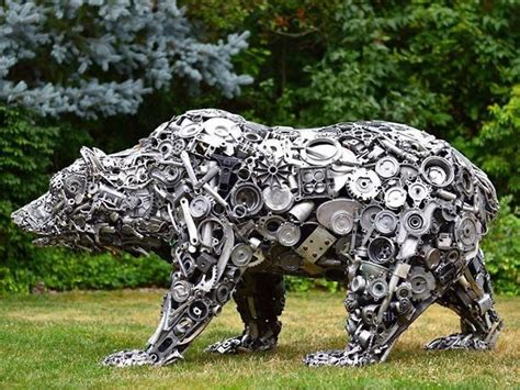 Artist Makes Incredible Sculptures Made Out Of Recycled Materials ...