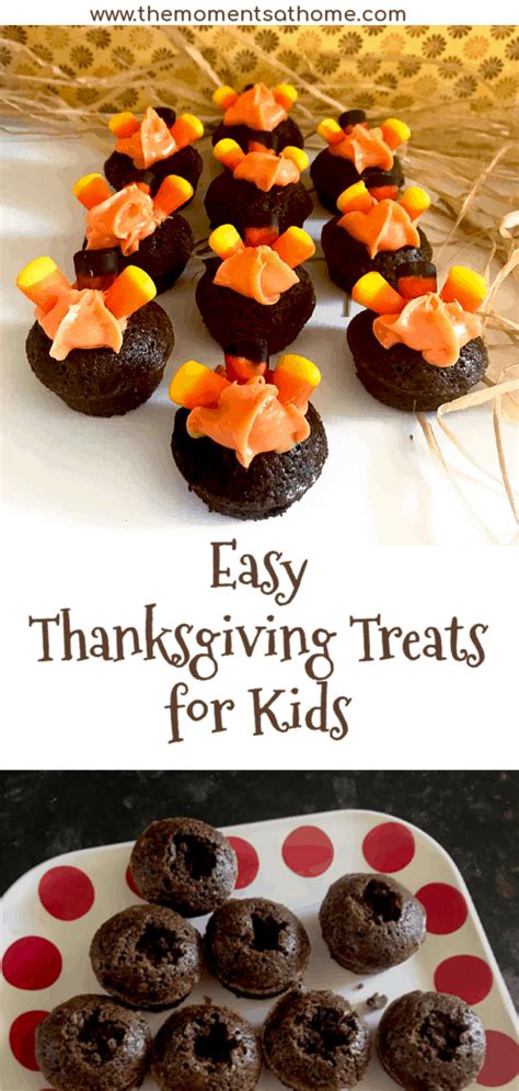 Mini Turkey Treats Thanksgiving Dessert for Kids