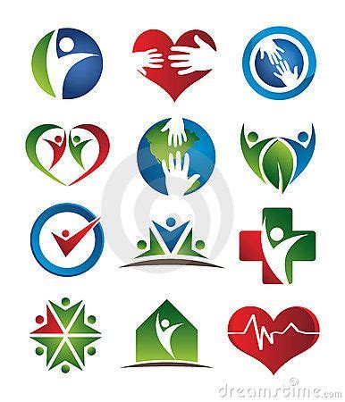 Health care logos by Andilevkin, via Dreamstime | Care logo, Healthcare ...