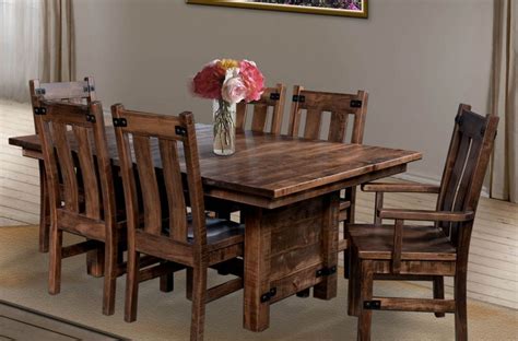 Somerton Rustic Dining Set - Countryside Amish Furniture