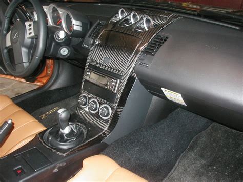 Nissan 350z carbon fiber dash